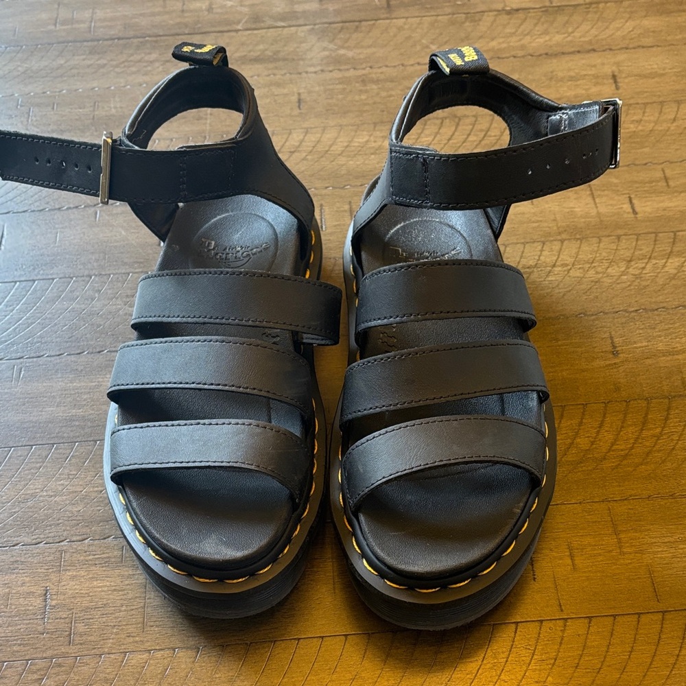 Dr. Martens Black Sandals